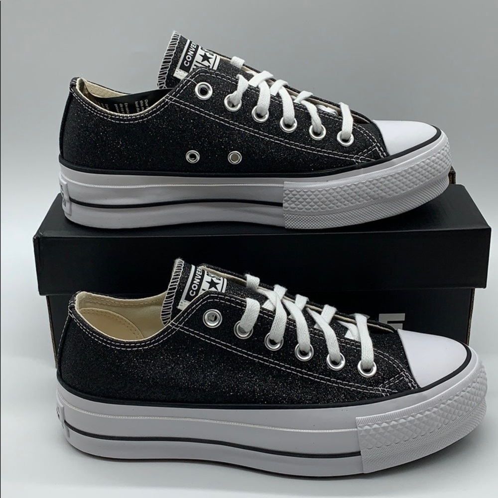 CONVERSE CTAS LIFT OX PLATFORM black/white/black - Picture 5 of 16